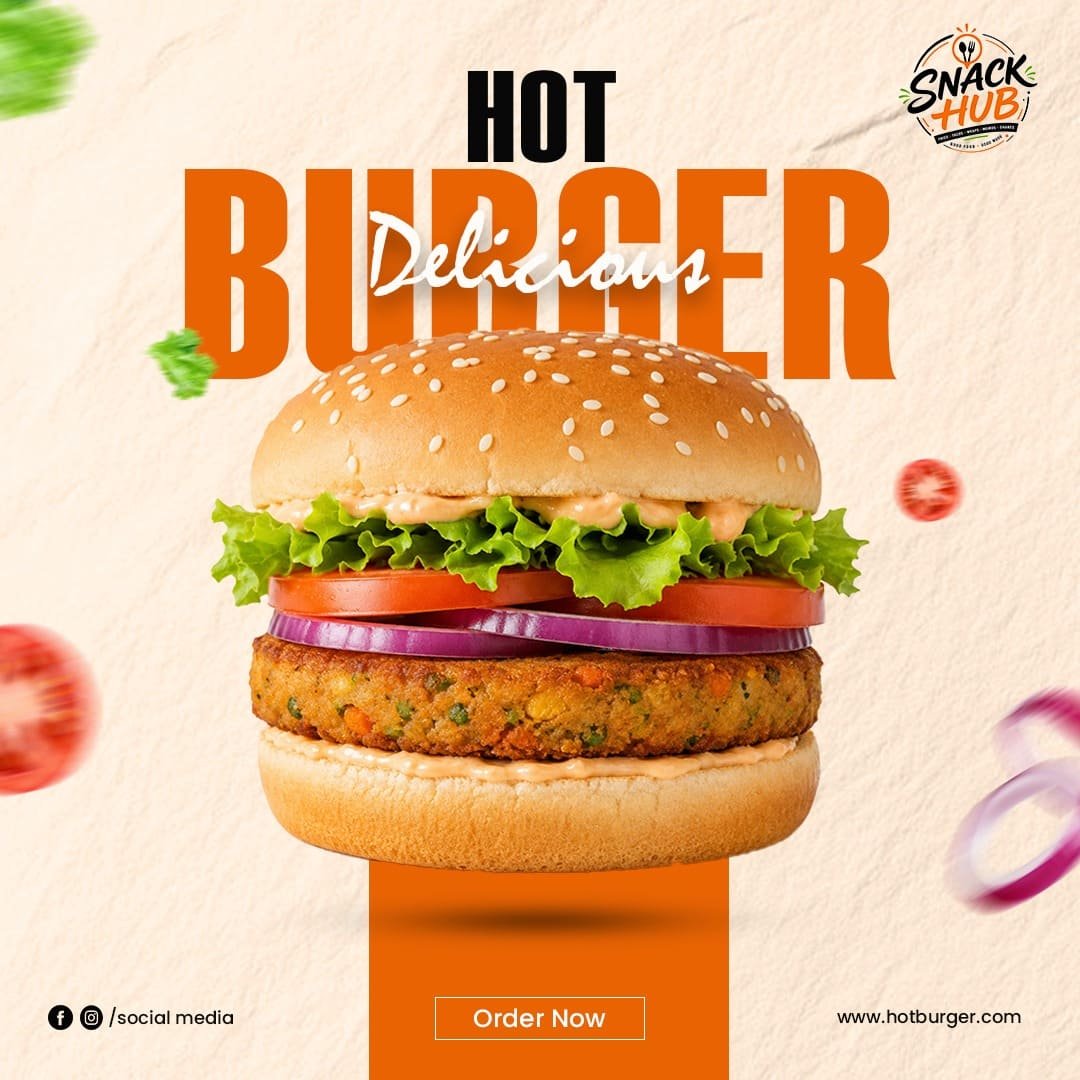 burger post design