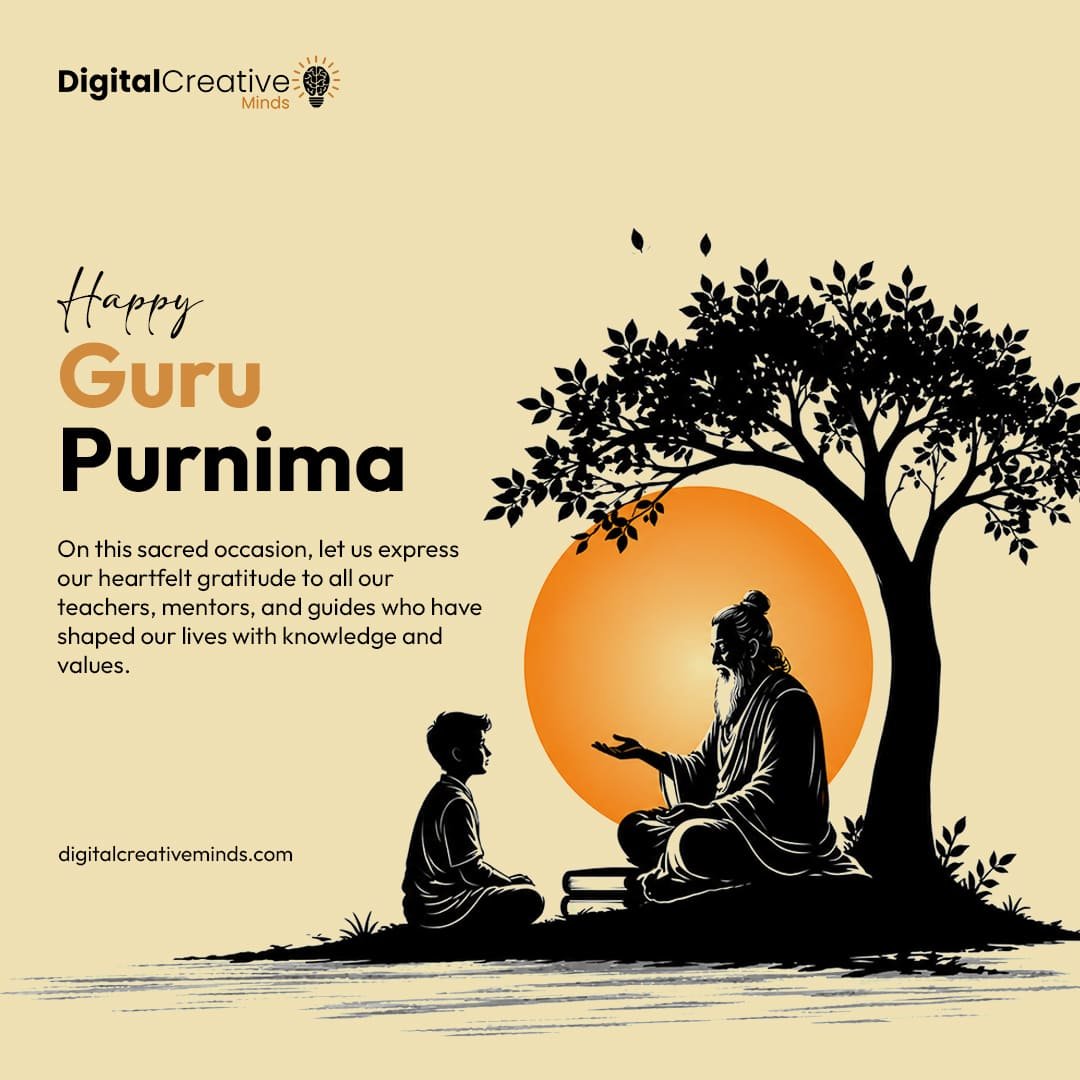 guru purnima post design
